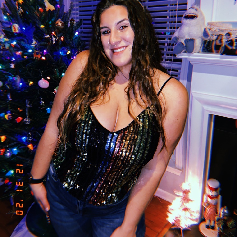 Sparkly top